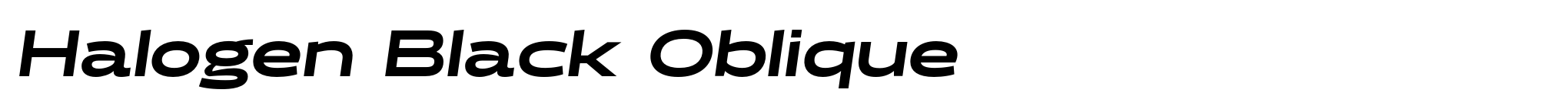 Halogen Black Oblique image